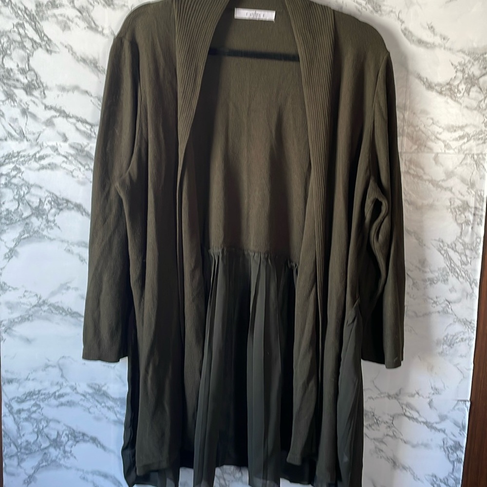 Fever 2X Olive Green Duster